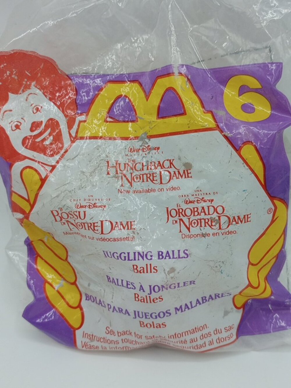 Vintage 1996 Sealed Disney's The Hunchback of Notre Dame Juggling Balls #6